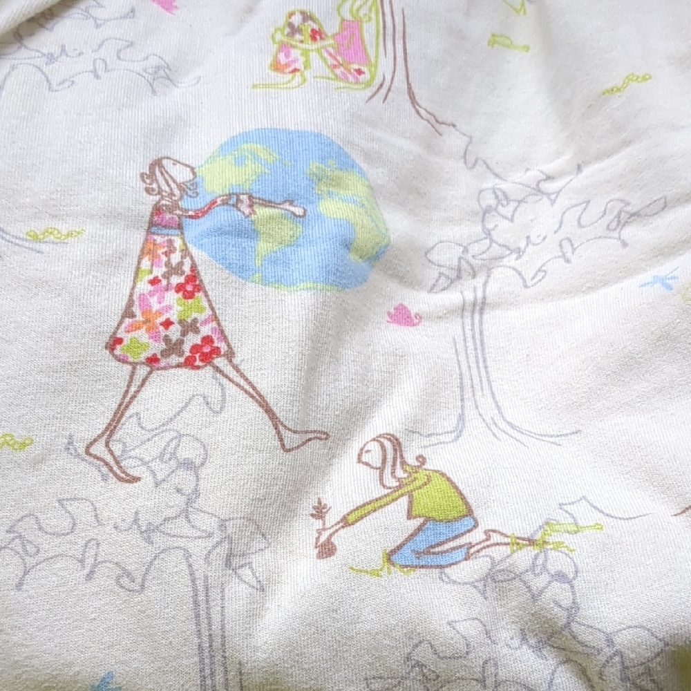 Floral Print Pajama Pant Large